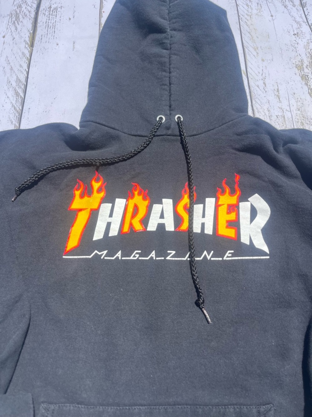 Thrasher Black Hoodie Large - Picture 2 of 5